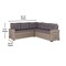 Flash Furniture Huck Wicker Rattan Conversation Set, L-Shaped Sofa w/Dining Table, Weather Resistant Cushions, Gray LTS-SET-02023-GY-GY-GG - alternate 10